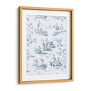 Diseño De Toile En Azul - Shima Shanti | Cuadro decorativo de Canvas Lab