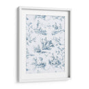 Diseño De Toile En Azul - Shima Shanti | Cuadro decorativo de Canvas Lab