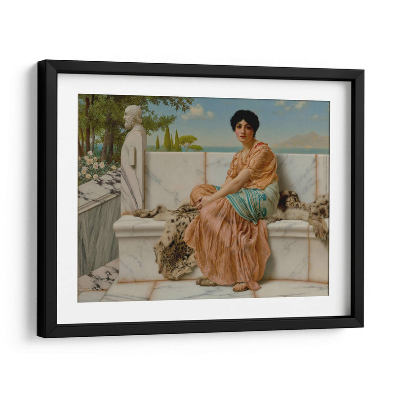 En los días de Safo - John William Godward | Cuadro decorativo de Canvas Lab