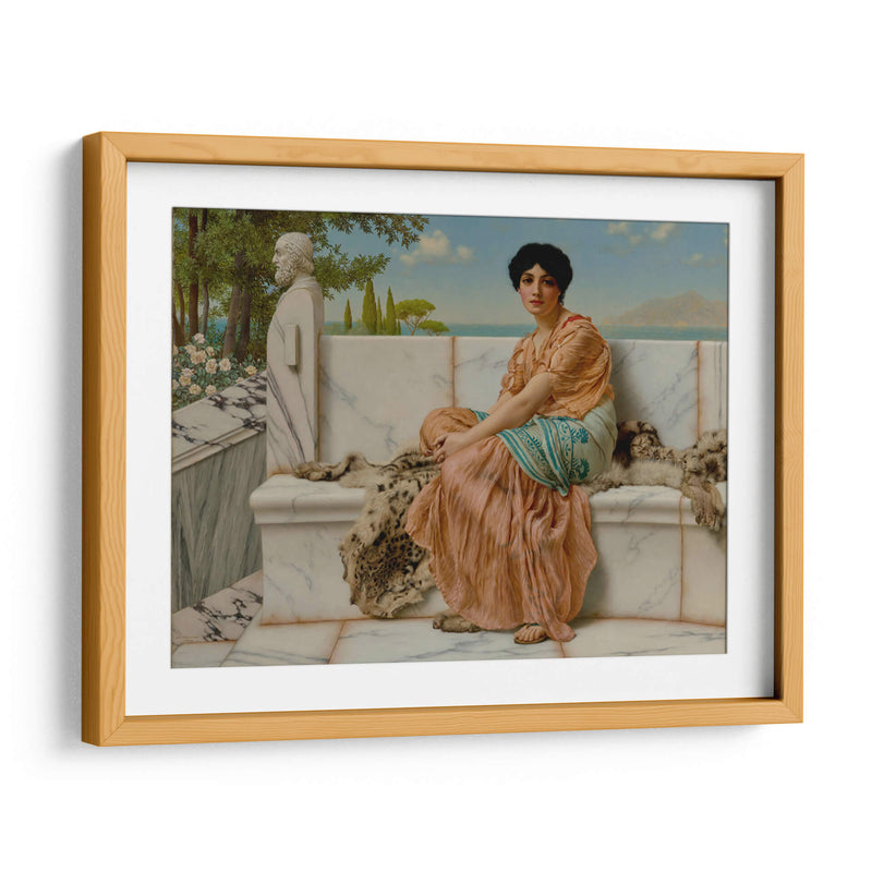 En los días de Safo - John William Godward | Cuadro decorativo de Canvas Lab