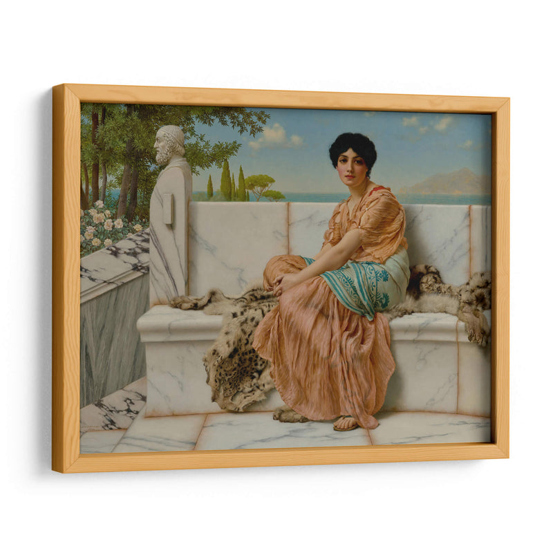 En los días de Safo - John William Godward | Cuadro decorativo de Canvas Lab