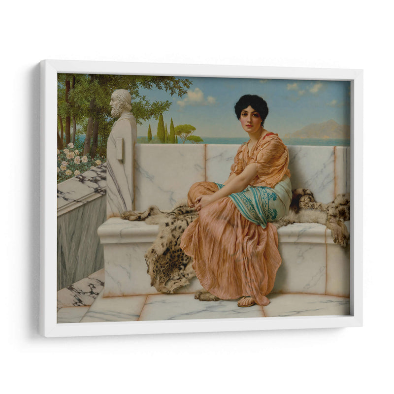 En los días de Safo - John William Godward | Cuadro decorativo de Canvas Lab