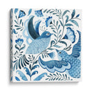 Folk Blue Bird I - Grace Popp | Cuadro decorativo de Canvas Lab