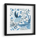 Folk Blue Bird I - Grace Popp | Cuadro decorativo de Canvas Lab