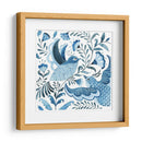 Folk Blue Bird I - Grace Popp | Cuadro decorativo de Canvas Lab