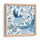 Folk Blue Bird I - Grace Popp | Cuadro decorativo de Canvas Lab