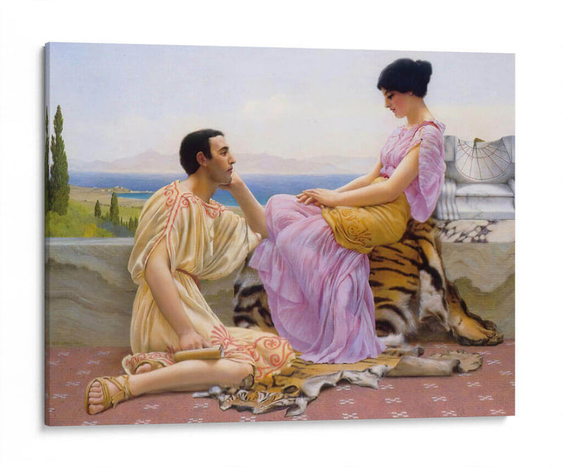 Juventud y tiempo - John William Godward | Cuadro decorativo de Canvas Lab