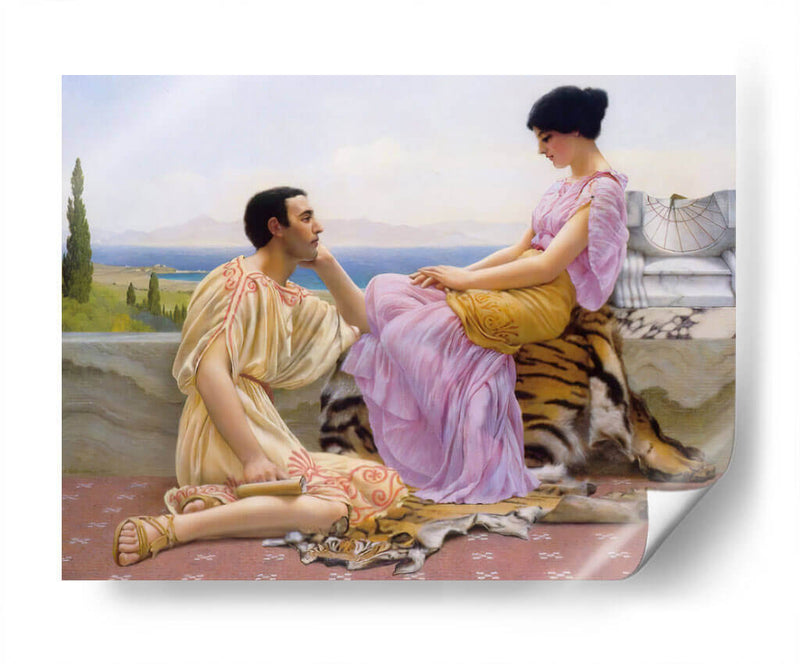 Juventud y tiempo - John William Godward | Cuadro decorativo de Canvas Lab