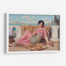 La mascota tranquila - John William Godward | Cuadro decorativo de Canvas Lab