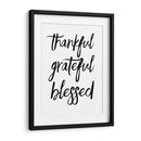 Agradecido y bendecido | Cuadro decorativo de Canvas Lab