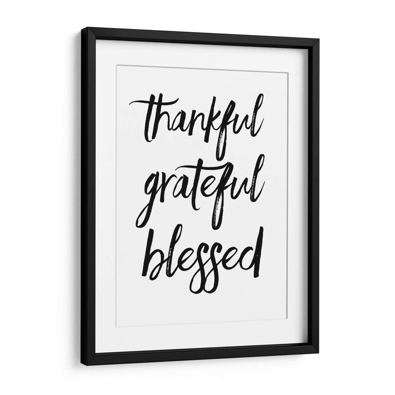 Agradecido y bendecido | Cuadro decorativo de Canvas Lab