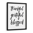 Agradecido y bendecido | Cuadro decorativo de Canvas Lab