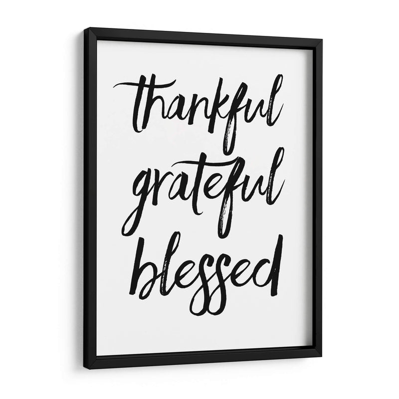 Agradecido y bendecido | Cuadro decorativo de Canvas Lab