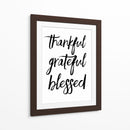 Agradecido y bendecido | Cuadro decorativo de Canvas Lab
