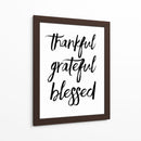 Agradecido y bendecido | Cuadro decorativo de Canvas Lab