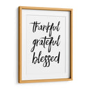 Agradecido y bendecido | Cuadro decorativo de Canvas Lab