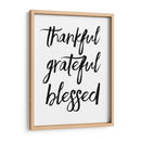 Agradecido y bendecido | Cuadro decorativo de Canvas Lab