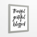 Agradecido y bendecido | Cuadro decorativo de Canvas Lab