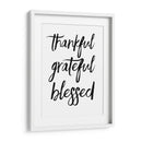 Agradecido y bendecido | Cuadro decorativo de Canvas Lab