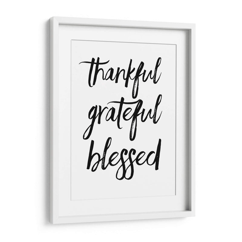 Agradecido y bendecido | Cuadro decorativo de Canvas Lab