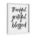 Agradecido y bendecido | Cuadro decorativo de Canvas Lab