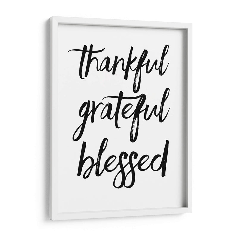 Agradecido y bendecido | Cuadro decorativo de Canvas Lab