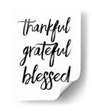 Agradecido y bendecido | Cuadro decorativo de Canvas Lab