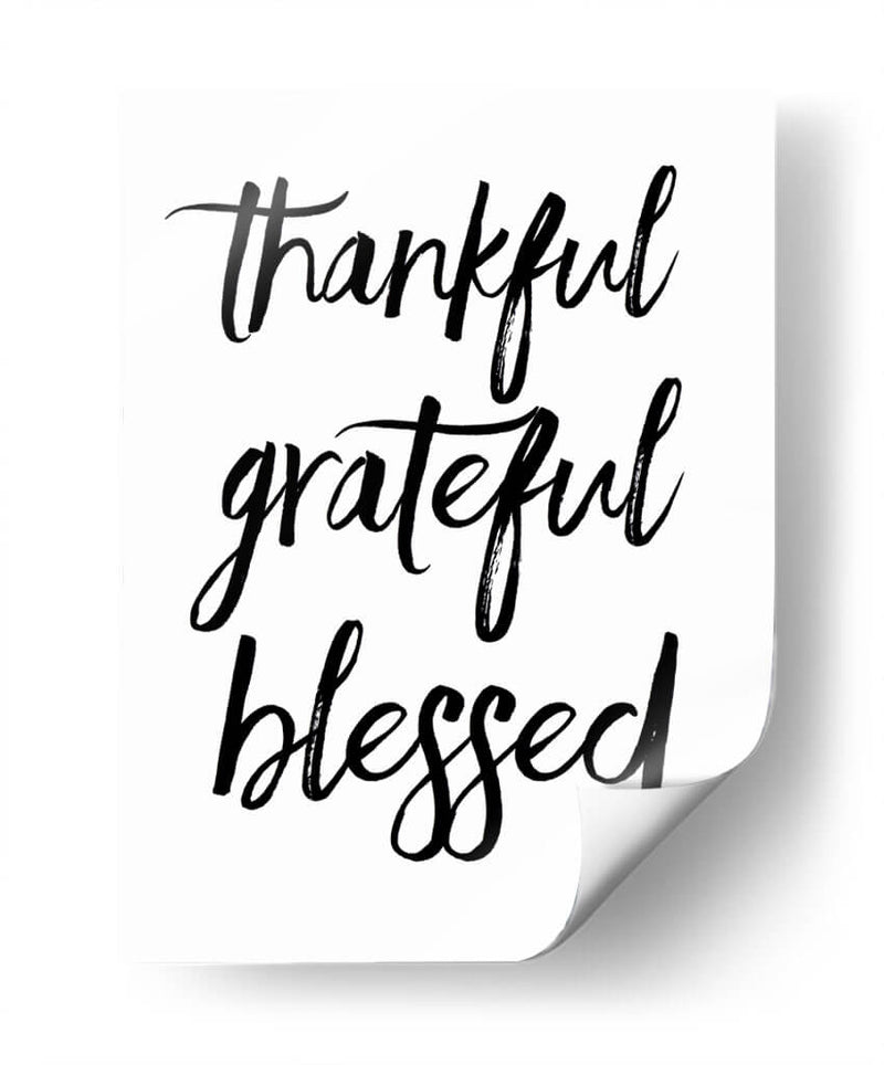 Agradecido y bendecido | Cuadro decorativo de Canvas Lab