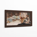 Travesura y reposo - John William Godward | Cuadro decorativo de Canvas Lab