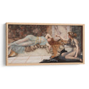 Travesura y reposo - John William Godward | Cuadro decorativo de Canvas Lab