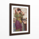 Una reflexión justa - John William Godward | Cuadro decorativo de Canvas Lab