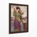 Una reflexión justa - John William Godward | Cuadro decorativo de Canvas Lab