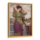 Una reflexión justa - John William Godward | Cuadro decorativo de Canvas Lab