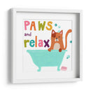 Baño Lindo Del Gato Ii - June Erica Vess | Cuadro decorativo de Canvas Lab