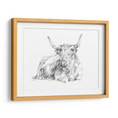 Bosquejo De Ganado Highland I - Ethan Harper | Cuadro decorativo de Canvas Lab