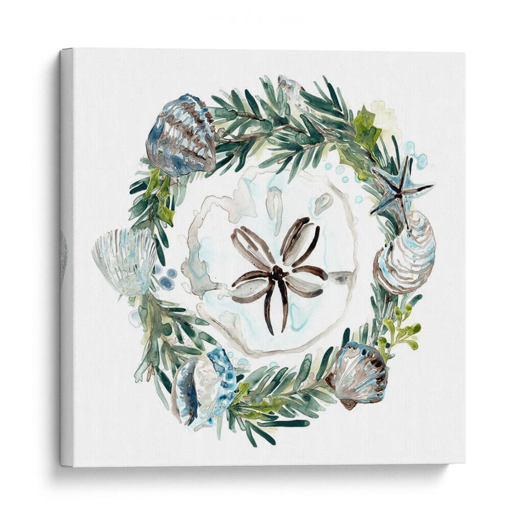 Cáscara De Navidad Costera Ii - June Erica Vess | Cuadro decorativo de Canvas Lab
