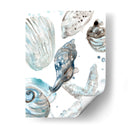 Seashells Cerulean Iii - June Erica Vess | Cuadro decorativo de Canvas Lab