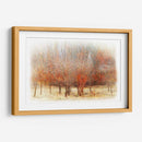 Fila De Árboles Rojos - Chris Vest | Cuadro decorativo de Canvas Lab