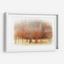 Fila De Árboles Rojos - Chris Vest | Cuadro decorativo de Canvas Lab