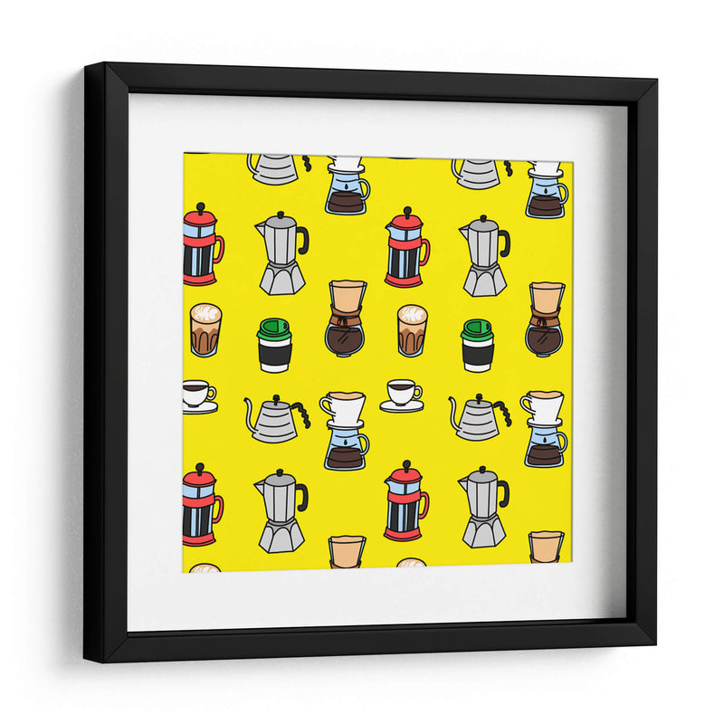 Caffeine addict - Marcela Illustrates | Cuadro decorativo de Canvas Lab