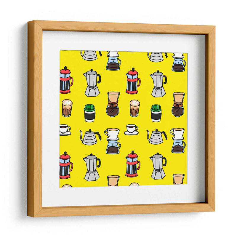 Caffeine addict - Marcela Illustrates | Cuadro decorativo de Canvas Lab