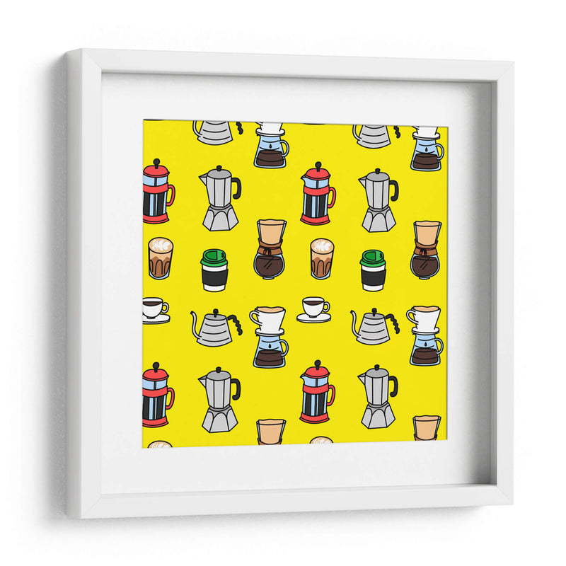 Caffeine addict - Marcela Illustrates | Cuadro decorativo de Canvas Lab