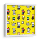 Caffeine addict - Marcela Illustrates | Cuadro decorativo de Canvas Lab