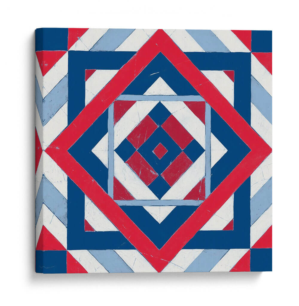 Americana Quilt Motif Iv - June Erica Vess | Cuadro decorativo de Canvas Lab
