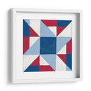 Azulejo De Patchwork Americana I - Vanna Lam | Cuadro decorativo de Canvas Lab