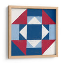 Americana Patchwork Tile Iii - Vanna Lam | Cuadro decorativo de Canvas Lab