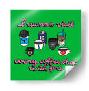 Coffee & You - Marcela Illustrates | Cuadro decorativo de Canvas Lab