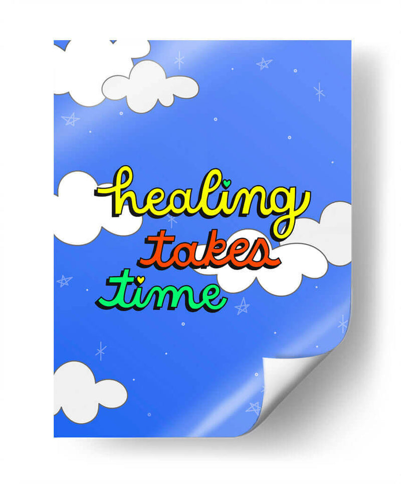 Healing Takes Time - Marcela Illustrates | Cuadro decorativo de Canvas Lab
