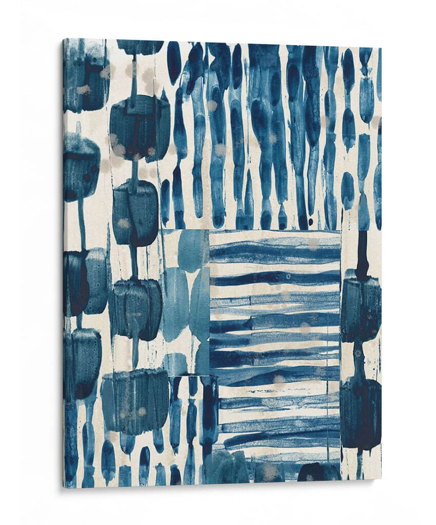 Patchwork Indigo Iii - June Erica Vess | Cuadro decorativo de Canvas Lab