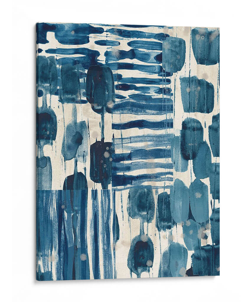 Patchwork Indigo Iv - June Erica Vess | Cuadro decorativo de Canvas Lab